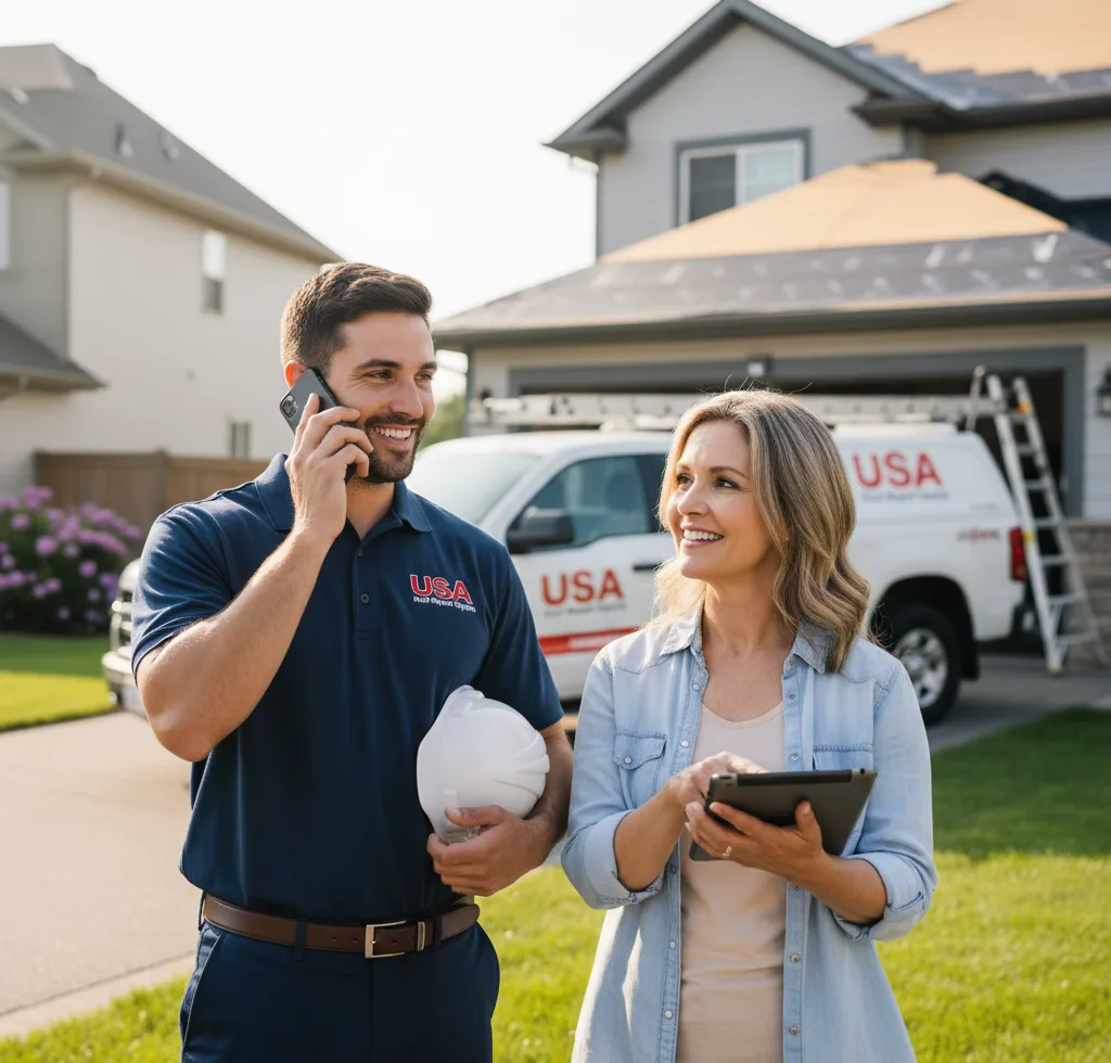 USA Roof Repair Experts customer support in Livingston